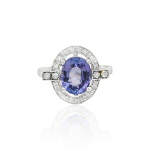 Tanzanite & Diamond Ring