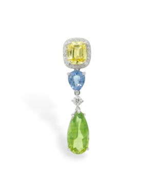 Three-Stone Cascade Pendant