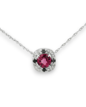 Spinel Halo Pendant